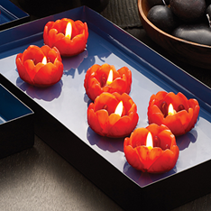 Small Tulip Candles, Set of 9 Small Tulip Candles, Set of 9